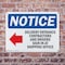 Signmission Delivery Entrance Contractors OSHA Notice Sign, Plastic, 10in W x 7in L, 2PK OS-2PACK-NS-P-710-L-10966 - alternate 7